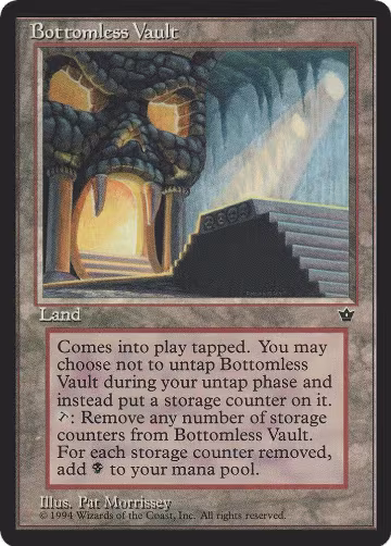 Bottomless Vault, Fallen Empires — Magic card price