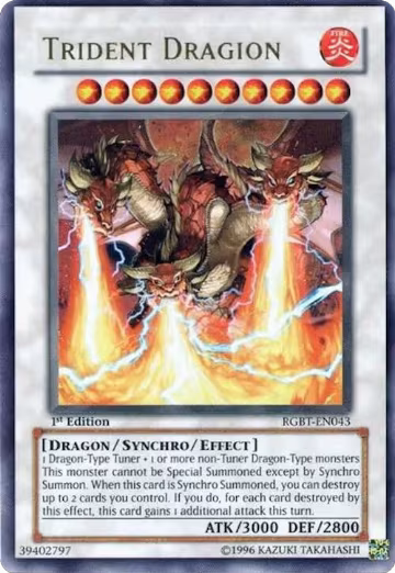 Trident Dragion (RGBT-EN043), Raging Battle — Yu-Gi-Oh! card price