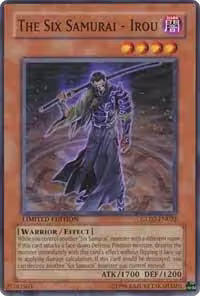 The Six Samurai - Irou (GLD2-EN022), Gold Series 2009 — Yu-Gi-Oh! card price