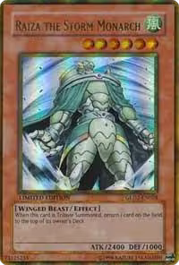 Raiza the Storm Monarch (GLD2-EN026), Gold Series 2009 — Yu-Gi-Oh! card price