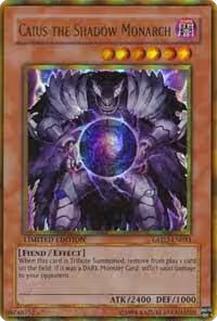 Caius the Shadow Monarch (GLD2-EN033) — card price
