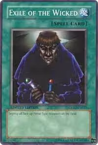 Exile of the Wicked (GLD2-EN034), Gold Series 2009 — Yu-Gi-Oh! card price