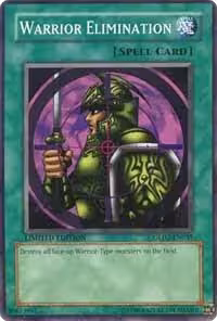 Warrior Elimination (GLD2-EN035), Gold Series 2009 — Yu-Gi-Oh! card price