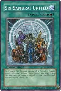 Six Samurai United (GLD2-EN042), Gold Series 2009 — Yu-Gi-Oh! card price