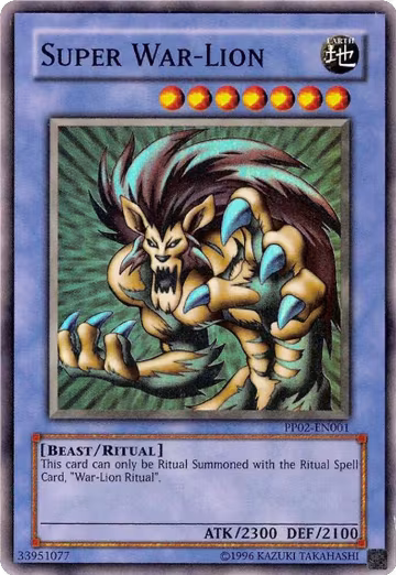 Super War-Lion (PP02-EN001), Premium Pack 2 — Yu-Gi-Oh! card price