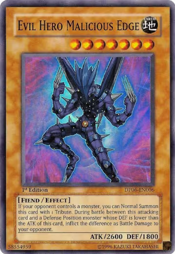 Evil Hero Malicious Edge (DP06-EN006) — card price