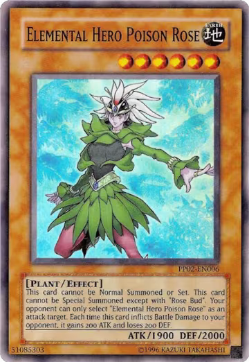 Elemental Hero Poison Rose (PP02-EN006), Premium Pack 2 — Yu-Gi-Oh! card price