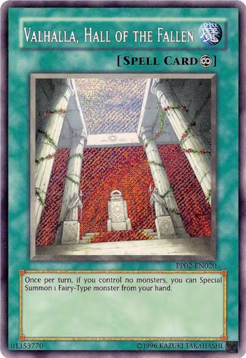 Valhalla, Hall of the Fallen (PP02-EN020), Premium Pack 2 — Yu-Gi-Oh! card price