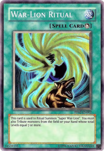 War-Lion Ritual (PP02-EN002), Premium Pack 2 — Yu-Gi-Oh! card price