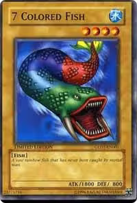 7 Colored Fish (GLD1-EN001), Gold Series 2008 — Yu-Gi-Oh! card price