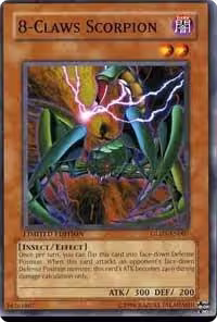 8-Claws Scorpion (GLD1-EN007), Gold Series 2008 — Yu-Gi-Oh! card price