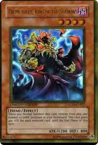 Prometheus, King of the Shadows (GLD1-EN027), Gold Series 2008 — Yu-Gi-Oh! card price