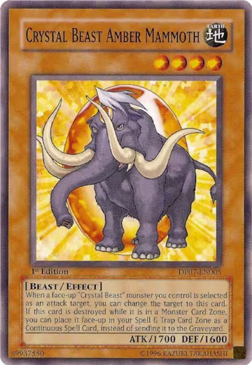 Crystal Beast Amber Mammoth (DP07-EN005), Duelist Pack 7: Jesse Anderson — Yu-Gi-Oh! card price