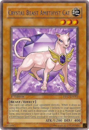 Crystal Beast Amethyst Cat (DP07-EN002), Duelist Pack 7: Jesse Anderson — Yu-Gi-Oh! card price