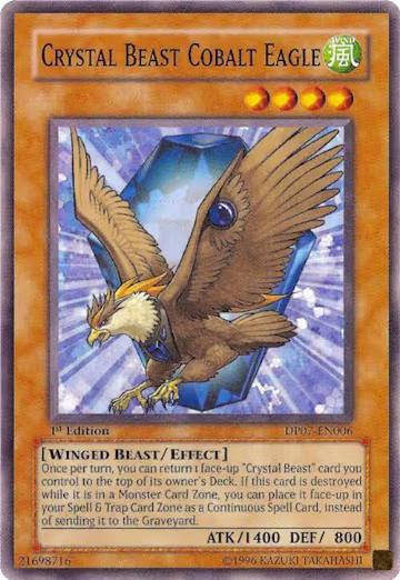 Crystal Beast Cobalt Eagle (DP07-EN006), Duelist Pack 7: Jesse Anderson — Yu-Gi-Oh! card price