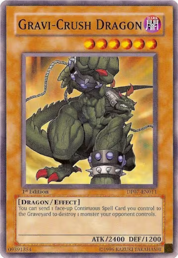 Gravi-Crush Dragon (DP07-EN011), Duelist Pack 7: Jesse Anderson — Yu-Gi-Oh! card price