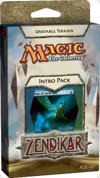 Zendikar - Intro Pack - Blue - Unstable Terrain, Zendikar — Magic sealed product price