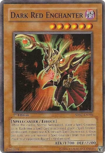 Dark Red Enchanter (SDSC-EN006), Structure Deck: Spellcaster's Command — Yu-Gi-Oh! card price