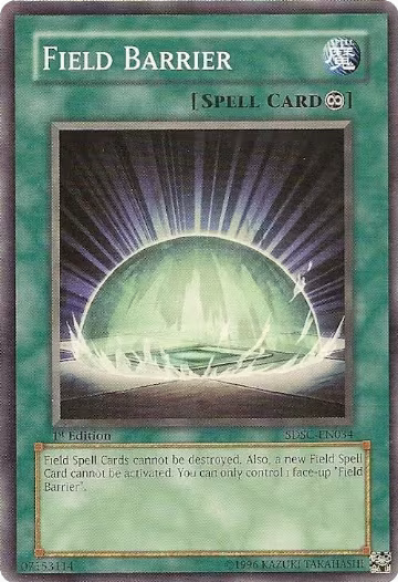 Field Barrier (SDSC-EN034), Structure Deck: Spellcaster's Command — Yu-Gi-Oh! card price