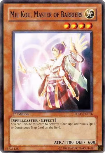 Mei-Kou, Master of Barriers (SDSC-EN016), Structure Deck: Spellcaster's Command — Yu-Gi-Oh! card price