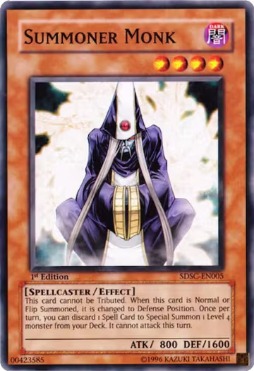 Summoner Monk (SDSC-EN005), Structure Deck: Spellcaster's Command — Yu-Gi-Oh! card price