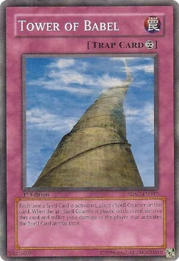 Tower of Babel (SDSC-EN037), Structure Deck: Spellcaster's Command — Yu-Gi-Oh! card price