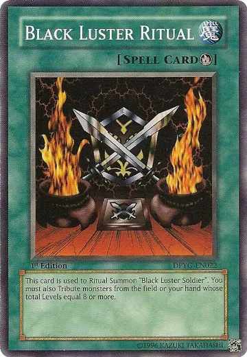 Black Luster Ritual (DPYG-EN022), Duelist Pack: Yugi — Yu-Gi-Oh! card price