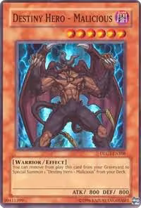 Destiny HERO - Malicious (DLG1-EN108), Dark Legends — Yu-Gi-Oh! card price