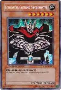 Commander Gottoms, Swordmaster (HA01-EN013), Hidden Arsenal — Yu-Gi-Oh! card price