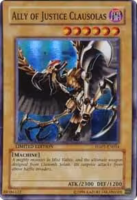 Ally of Justice Clausolas (HA01-EN014), Hidden Arsenal — Yu-Gi-Oh! card price