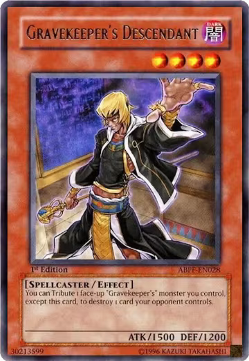 Gravekeeper's Descendant (ABPF-EN028), Absolute Powerforce — Yu-Gi-Oh! card price
