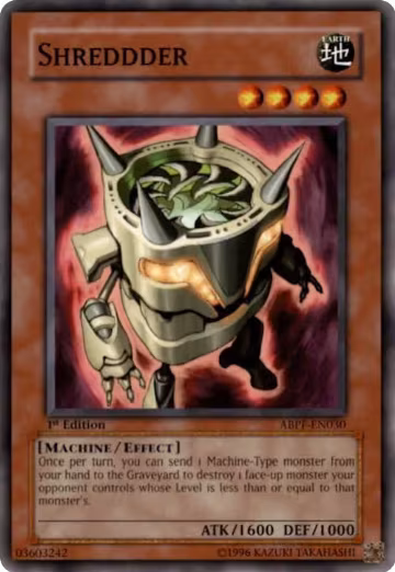 Shreddder (ABPF-EN030), Absolute Powerforce — Yu-Gi-Oh! card price