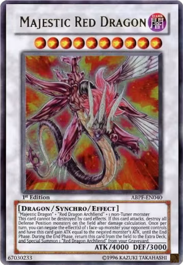 Majestic Red Dragon (ABPF-EN040), Absolute Powerforce — Yu-Gi-Oh! card price