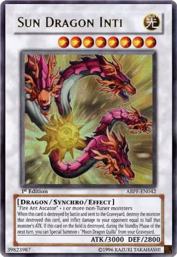 Sun Dragon Inti (ABPF-EN042), Absolute Powerforce — Yu-Gi-Oh! card price