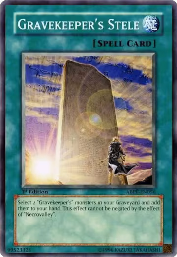 Gravekeeper's Stele (ABPF-EN056), Absolute Powerforce — Yu-Gi-Oh! card price