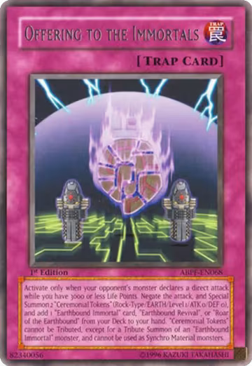 Offering to the Immortals (ABPF-EN068), Absolute Powerforce — Yu-Gi-Oh! card price