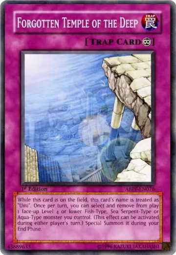 Forgotten Temple of the Deep (ABPF-EN076), Absolute Powerforce — Yu-Gi-Oh! card price