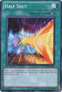 Half Shut (5DS3-EN019), Starter Deck: Duelist Toolbox — Yu-Gi-Oh! card price