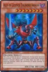 Ally of Justice Thunder Armor (HA02-EN021), Hidden Arsenal 2 — Yu-Gi-Oh! card price