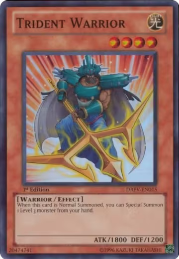 Trident Warrior (DREV-EN015), Duelist Revolution — Yu-Gi-Oh! card price