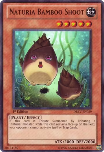 Naturia Bamboo Shoot (DREV-EN029), Duelist Revolution — Yu-Gi-Oh! card price