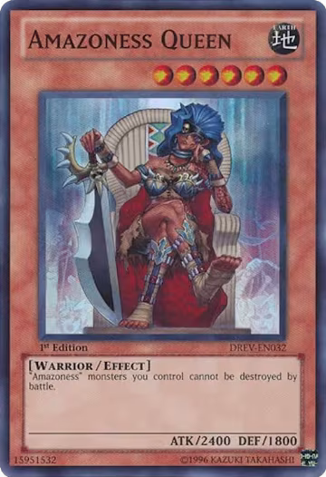 Amazoness Queen (DREV-EN032), Duelist Revolution — Yu-Gi-Oh! card price