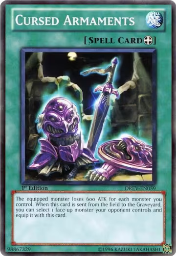 Cursed Armaments (DREV-EN059), Duelist Revolution — Yu-Gi-Oh! card price