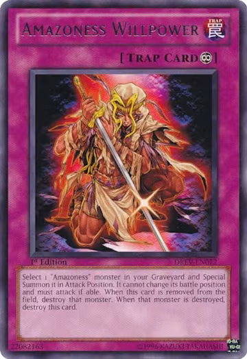 Amazoness Willpower (DREV-EN072), Duelist Revolution — Yu-Gi-Oh! card price