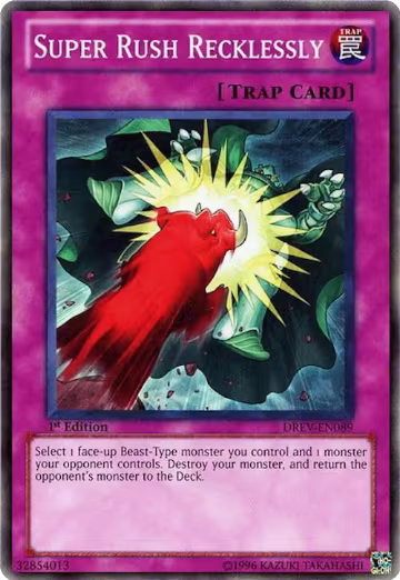 Super Rush Recklessly (DREV-EN089), Duelist Revolution — Yu-Gi-Oh! card price