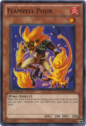 Flamvell Poun (DREV-EN094), Duelist Revolution — Yu-Gi-Oh! card price