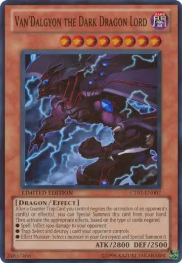 Van'Dalgyon The Dark Dragon Lord (CT07-EN007), 2010 Collectors Tins — Yu-Gi-Oh! card price