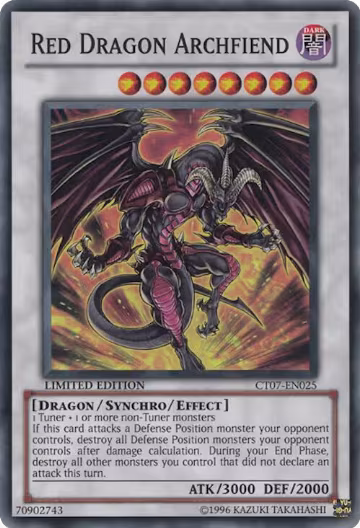 Red Dragon Archfiend (CT07-EN025) — card price