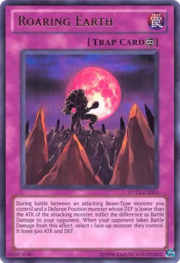 Roaring Earth (5D's Duel Transer) (YDT1-EN003), Yu-Gi-Oh! Video Game Promotional Cards — Yu-Gi-Oh! card price