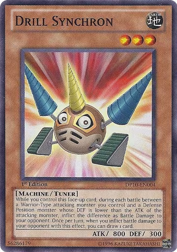 Drill Synchron (DP10-EN004), Duelist Pack 10: Yusei 3 — Yu-Gi-Oh! card price